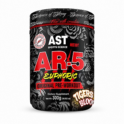 Pré-Treino AST AR-5 Euphoric 300g Tiger's Blood | AST Sports Sience