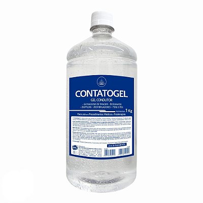 Gel Contato Ultrassom Incolor 1Kg Frasco