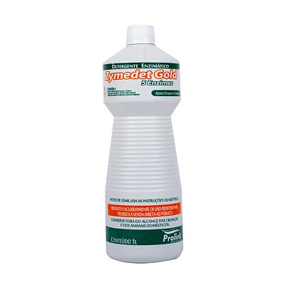 Detergente Enzimática Zynedet Gold 5 Enzimas 1 Litro