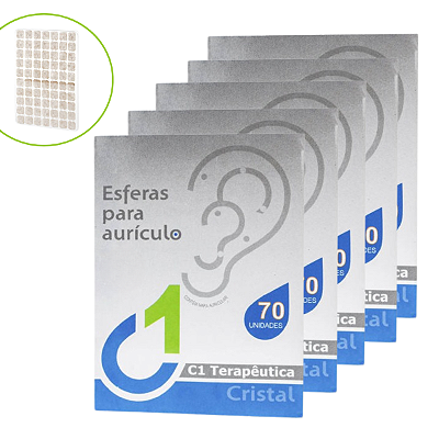 Ponto Auricular Micropore Quadrado Cristal Envelope 350 Unidades