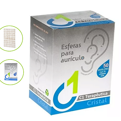 Ponto Auricular Micropore Quadrado Cristal Envelope 3500 Unidades