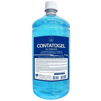 Contato Gel Ultrassom Azul 1Kg Frasco
