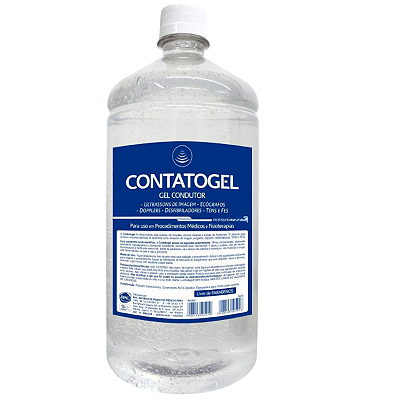Contato Gel Ultrassom Incolor 2kg Frasco