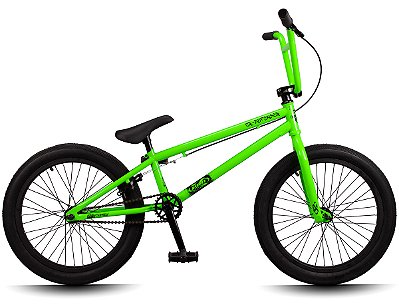 Bicicleta Bmx CR-Defender 100% Cromoly Pedivela 3 Peças Central MID - Verde