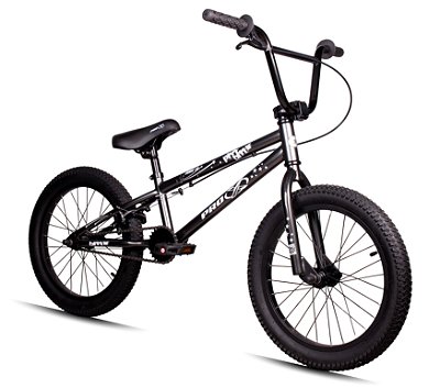 Bicicleta Bmx Aro 18 Pro-x Mod Serie 18 Freestyle Pneu Balão Preto