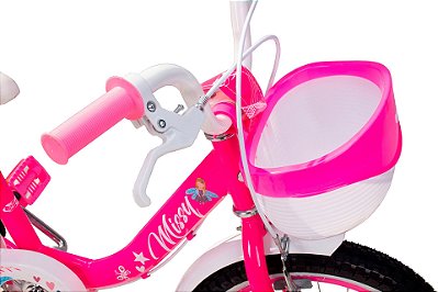 Cestinha Rosa Bicicleta Missy