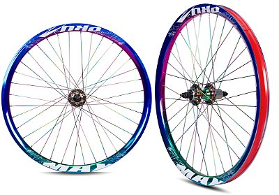 PAR RODA 26" PRO-X PRO MAX CAMALEÃO 36 RAIOS GRAU