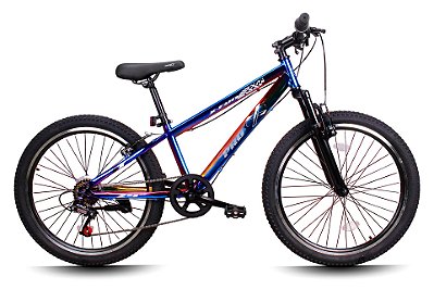 Bicleta MTB aro 24 PRO-X X-Fun - Camaleão 7 Marchas