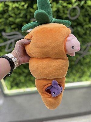 Pelúcia Zippy Burrow Jumbo Carrot (Cenoura)