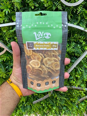 Petisco Banana Prata 80g - LUV