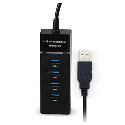 HUB USB C/ 4 PORTAS USB 3.0 EXBOM UHL-300 03780 BOX