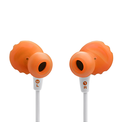 Fone de Ouvido Esportivo JBL Endurance Run 3 com Fio Microfone IP65 Pure Bass Branco JBLENDURRUN3WHT