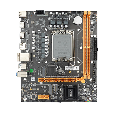 Placa Mãe BrazilPC BPC-H610PH8M.2-TG Intel H610 LGA 1700 DDR4 M.2 2x HDMI USB 3.0 Gigabit BOX