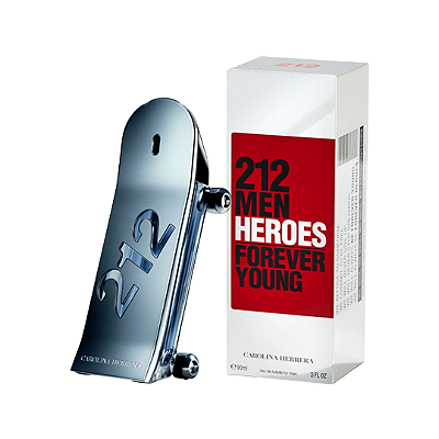 Perfume 212 Men Heroes Forever Young 100mL - Carolina Herrera
