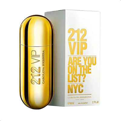 Perfume 212 Vip 80mL - Carolina Herrera