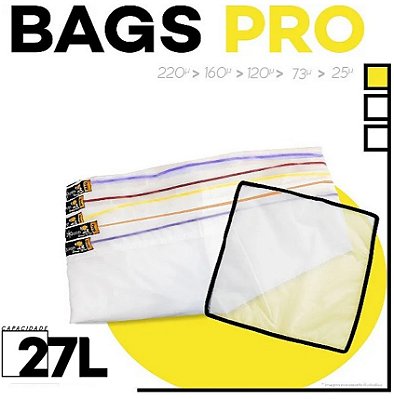 KIT SEPARADOR DE MATERIA VEGETAL BUBBLE BAG FULL MESH SIX STARS - 27L