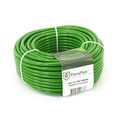 TUBO IRRIGAÇÃO FLEXIVEL GREEN 1/4" opção de 1 a 30 Metros -  FloraFlex®