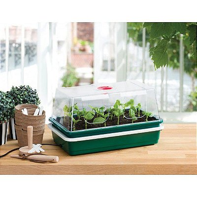 Estufa Clonagem e Germinação Média ONE TOP 38X25X19cm com Base Aquecida 10W - 220V