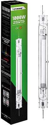 LAMPADA VAPOR METALICO MH 1000W DUPLO ENGATE (DE) SUPER GROW VIVOSUN  - 4000K