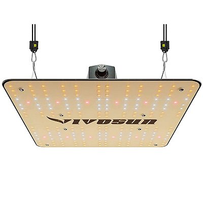 LUZ DE CULTIVO LED VIVOSUN VS1000 100W 2,9 umol/j com Diodos SAMSUNG LM301 E OSRAM DIMERIZADOR INTEGRADO - BIVOLT 110/220V