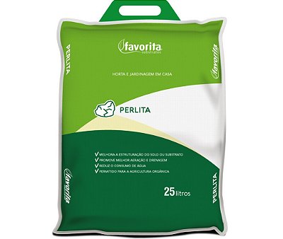 PERLITA EXPANDIDA AGRICOLA PAC - GRANULOMETRIA de 3 a 10mm opção de 25L, 50L e 100L