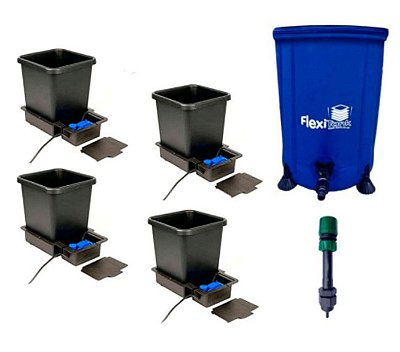 Sistema Hidropônico Autopot 1POT 4 x 15L com FLEX TANK de 50L