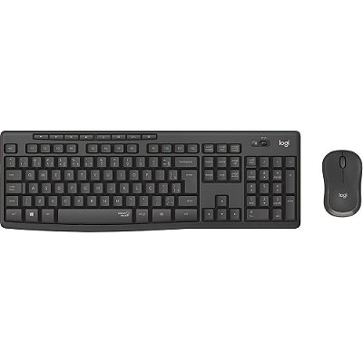Kit Teclado E Mouse Logitech Mk295 Preto S/Fio 920-009793-C
