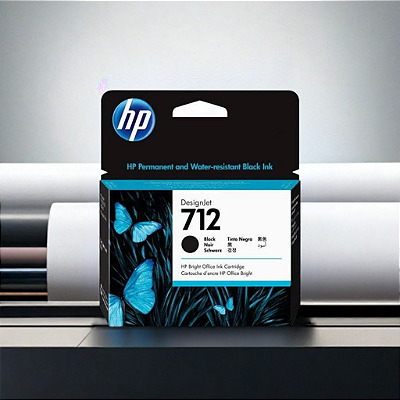 Cartucho De Tinta Hp 712 Preto 80Ml 3Ed71A
