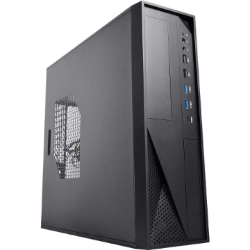 Gabinete Slim K-Mex Gm-01Td Micro Atx C/Fonte Ps-200 Gm01Tdxm0010B0X