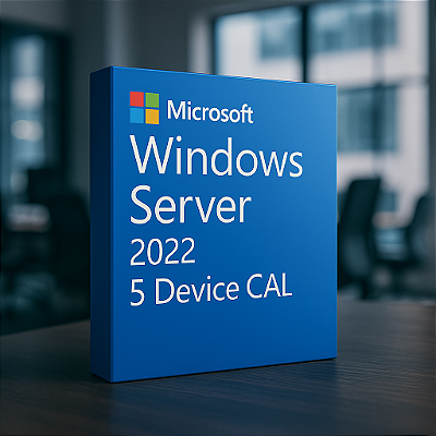 Licença Windows Server CAL 2022 BR 5 Dispositivos 1PK DSP OEI R18-06425