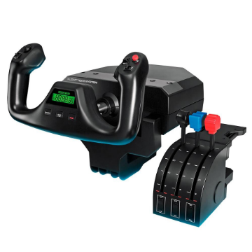Controle Simulacao De Voo Saitek Logitech Preto - 945-000023