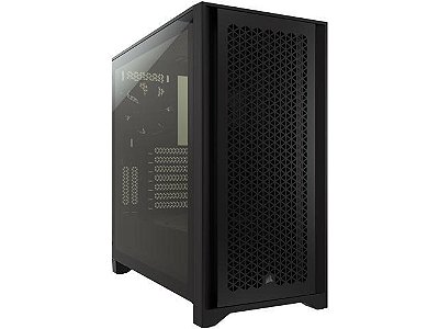Gabinete Corsair 4000d Airflow Lateral De Vidro Atx Preto -Cc-9011200