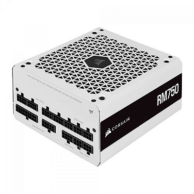 Fonte 750w Corsair Rm750 White 80 Plus Gold Full Modular Branca