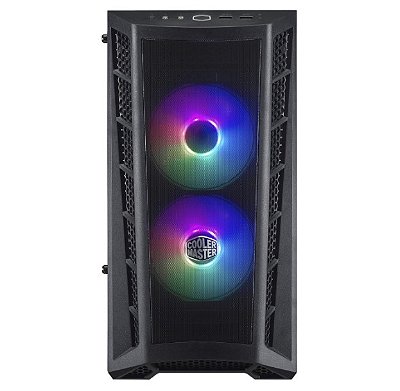 Gabinete Masterbox Mb311l Argb - Lateral Vidro 2 Fans Mcb-b311l-kgnn-s02