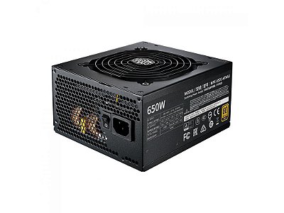 Fonte Cooler Master Mwe Gold V2 650w Modular 80 Plus Gold - Mpe-6501-afaag-wo