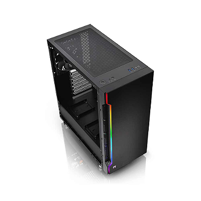 Gabinete Gamer Thermaltake H200 Tg Rgb Black Ca-1M3-00M1Wn-00