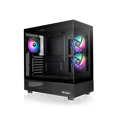 Gabinete Gamer Tt View 270 Plus Tg Argb Black 3 Fans - Ca-1Y7-00M1Wn-01