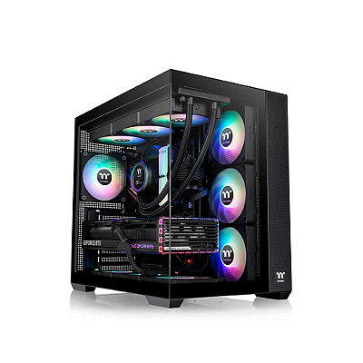 Gabinete Gamer Thermaltake View 380 Tg Argb Black 4 Fans Ca-1Z2-00M1Wn-00