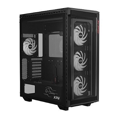 Gabinete Gamer Adata Xpg Battle Cruiser Ii Mid Tower 4X Fan Vento Argb