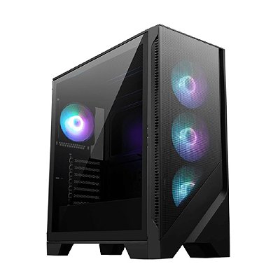 Gabinete Gamer Msi Mag Forge 320R Airflow Mid Tower Frontal 3X Fan Argb
