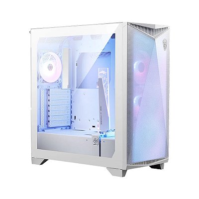 Gabinete Gamer Msi Mpg Gungnir 300R Airflow White Mid Tower4X Fan Argb Vidro
