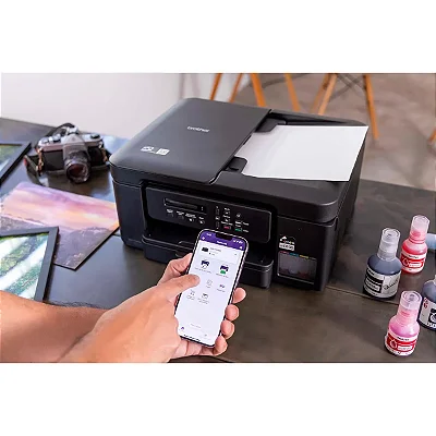 Multifuncional Brother DCPT730DW Tank Bivolt Colorida A4 Wi-Fi USB