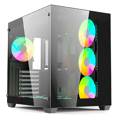 Gabinete Gamer C3Tech Aquarius Mt-G910Bk Sem Fonte