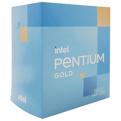 Processador Intel Pentium Gold G6405 Box (LGA 1200 / 2 Cores / 4 Threads / 4.1GHz / 4MB Cache / UHD Intel 610)