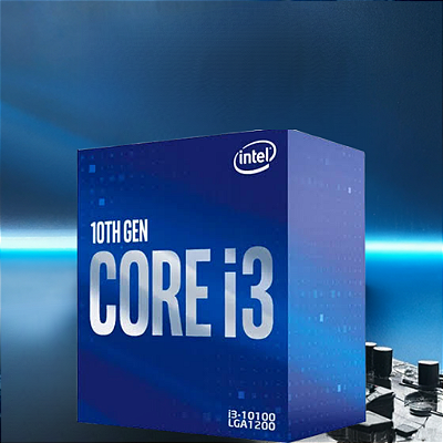 Processador Intel Core I3-10100 Lga 1200 6MB Cache Bx8070110100