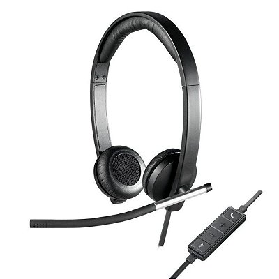 Headset Logitech H650E Stereo Usb Vc 981-000518