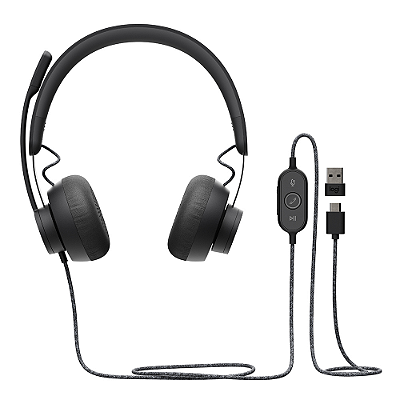 Headset Logitech Zone Wired Usb
