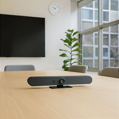 Barra De Vídeo All-In-One Logitech Rally Mini Bar Grafite 960-001337-R