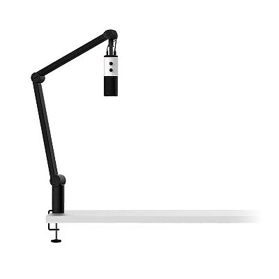 Suporte Para Microfone Nzxt Boom Arm Braco Articulado Preto- Ap-booma-b1