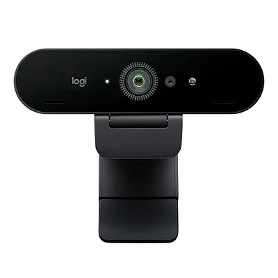 Webcam Logitech Brio Profissional 4K Preta - 960-001723